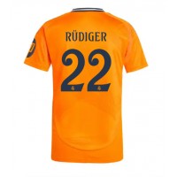 Camiseta Real Madrid Antonio Rudiger #22 Visitante Equipación 2024-25 manga corta